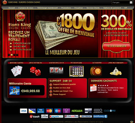 le casino en ligne Euro King